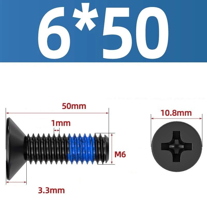 M1.2–M6 Phillips Flat Head Machine Screws | Carbon Steel | Black & Nickel Plated - HomeDIYer