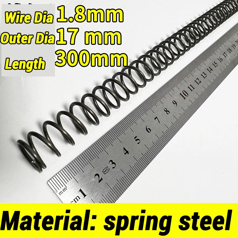 Compression Spring Various Size 2-60mm Diameter & 300mm Length Pressure Small