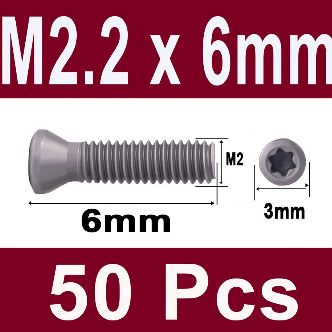 12.9 Grade Torx Flat Head Machine Screws — Carbon Steel, M1.6 to M6 - HomeDIYer