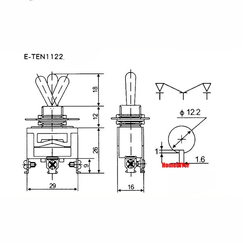 Mini Toggle Switch – MTS / SMTS / E-TEN / PS-102 / DS438 Series, 2 3 6-Pin Rocker Switches