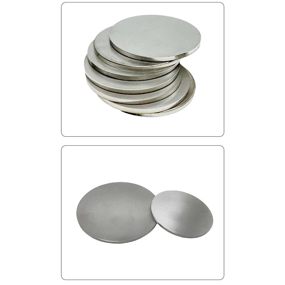 Round Precision Laser Cutting A2 Stainless Steel Blanks Discs Metal Sheet Custom