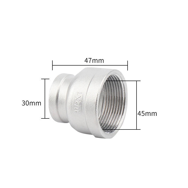 BSP Stainless Steel Reducing Bush — Female Thread Pipe Fitting
