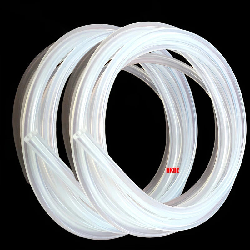 Clear Silicone Tubing Food Grade – Flexible Rubber Hose for Water Pump & DIY Plumbing (OD 10–44mm)