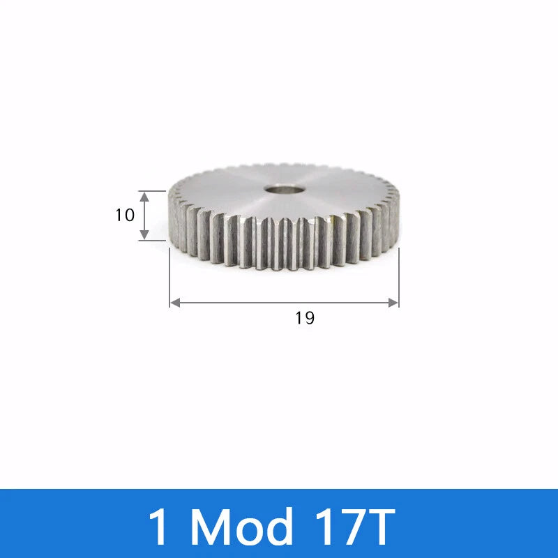 Spur Gear 45# Steel Transmission Gear 1/2 Module 12-160 Teeth Pinion Motor Gear
