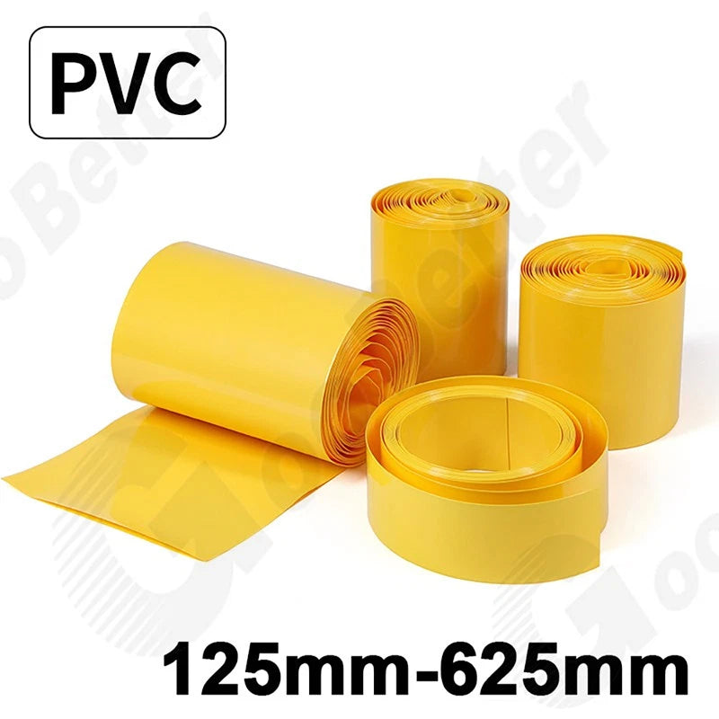 PVC Heat Shrink Tubing 125–625mm | Large Diameter Shrinkable Film Insulation Sleeve
