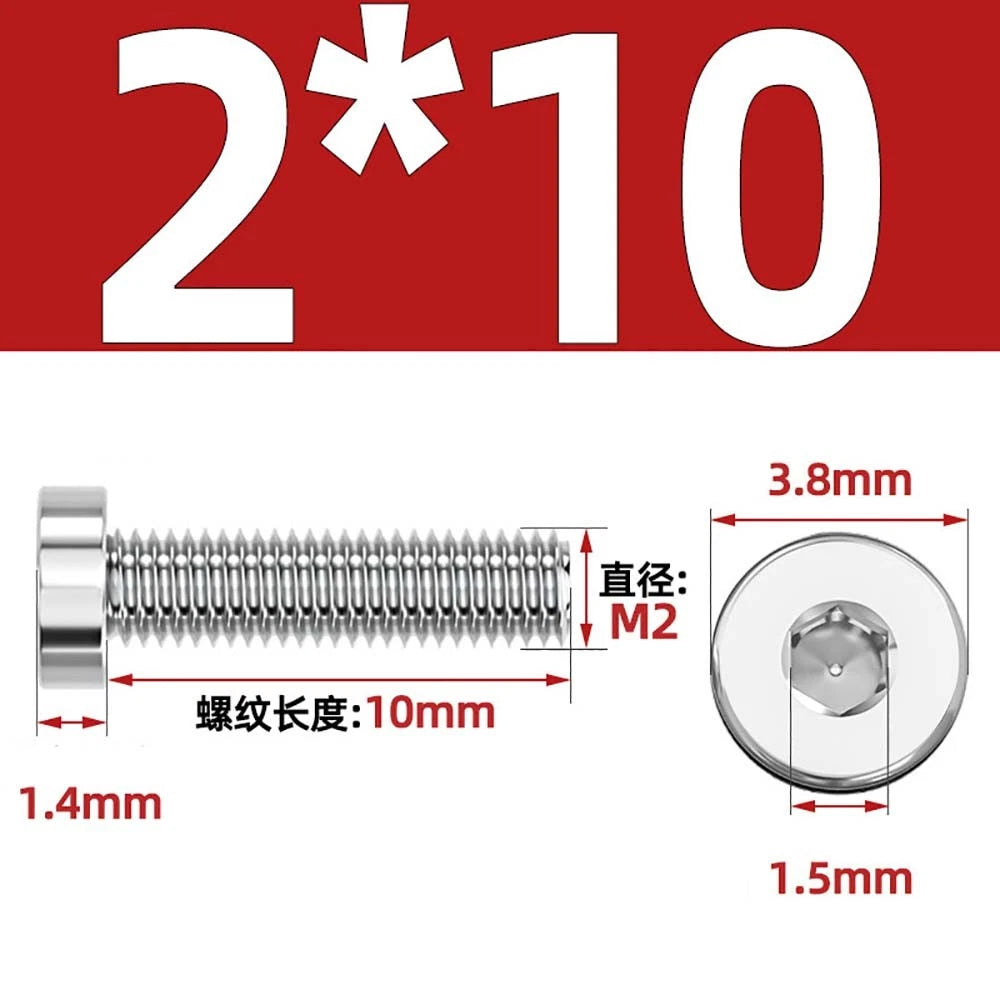 M1.4–M12 Low Head Socket Cap Screws – A2 Stainless Steel, Space‑Saving Design for Tight Clearances