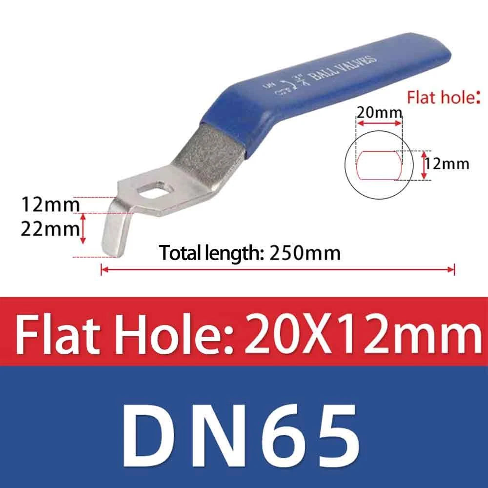 201 Stainless Steel Ball Valve Handle Accessories Water Pipe Valve Switch Wrench