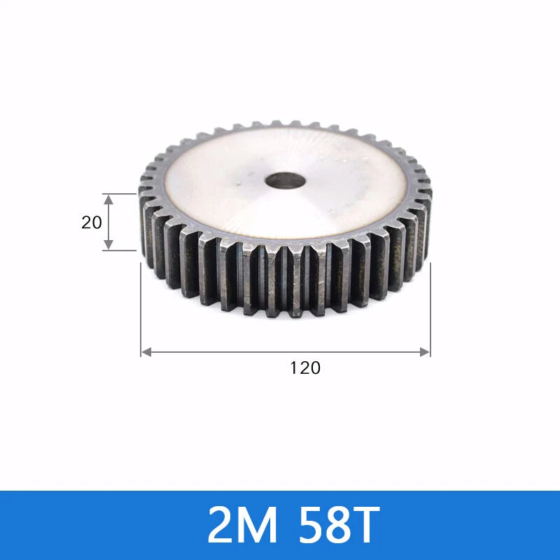 Spur Gear 45# Steel Transmission Gear 1/2 Module 12-160 Teeth Pinion Motor Gear
