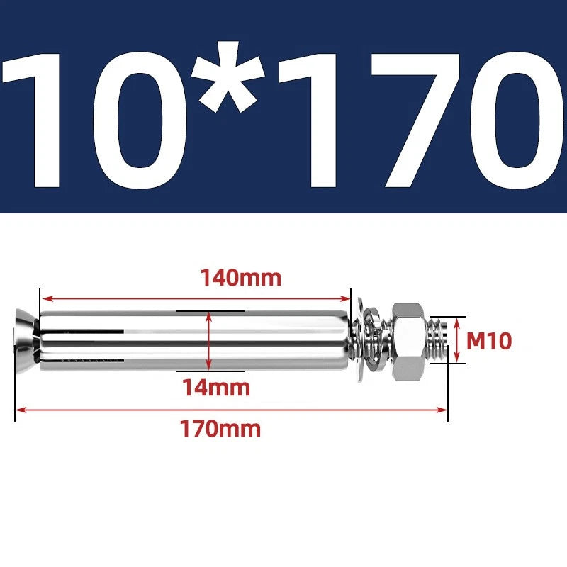 M6-M20 Stainless Steel Concrete Expansion Anchor Bolts – Extra Long