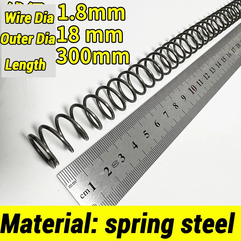 Compression Spring Various Size 2-60mm Diameter & 300mm Length Pressure Small
