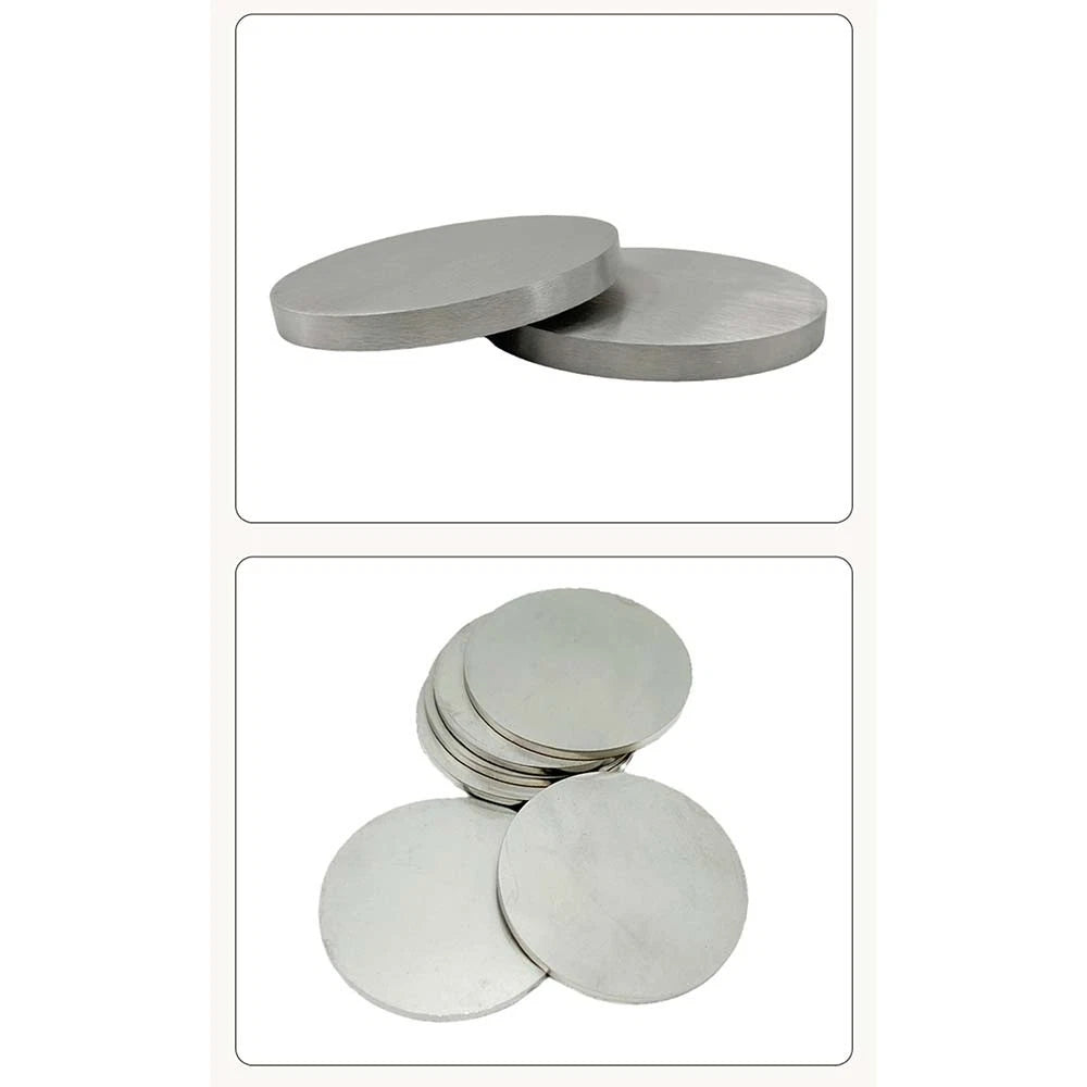 Round Precision Laser Cutting A2 Stainless Steel Blanks Discs Metal Sheet Custom