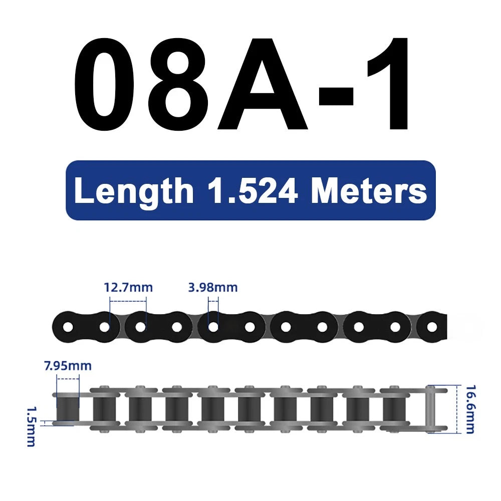 04C 05B 06B 06C 08A 08B 10A Roller Chain Quality Simplex Double Row 1.524 METRES