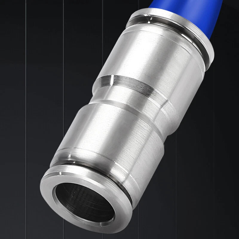 Stainless Steel Pneumatic Push-to-Connect Fittings — Straight, Elbow, Tee, Wye & More