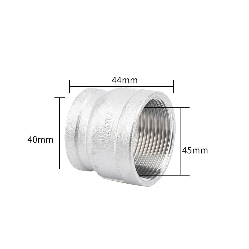 BSP Stainless Steel Reducing Bush — Female Thread Pipe Fitting