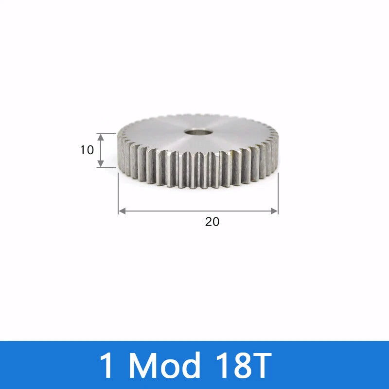 Spur Gear 45# Steel Transmission Gear 1/2 Module 12-160 Teeth Pinion Motor Gear
