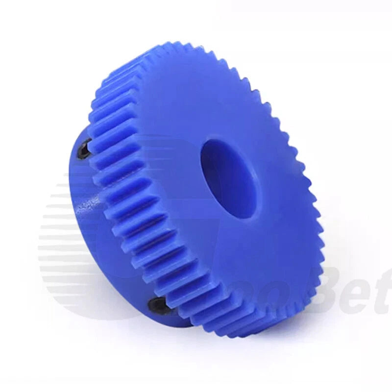 Nylon Mod 2 Spur Gear 12-30 Tooth with Step Pinion Motor Gear Bore 8mm-25mm Blue