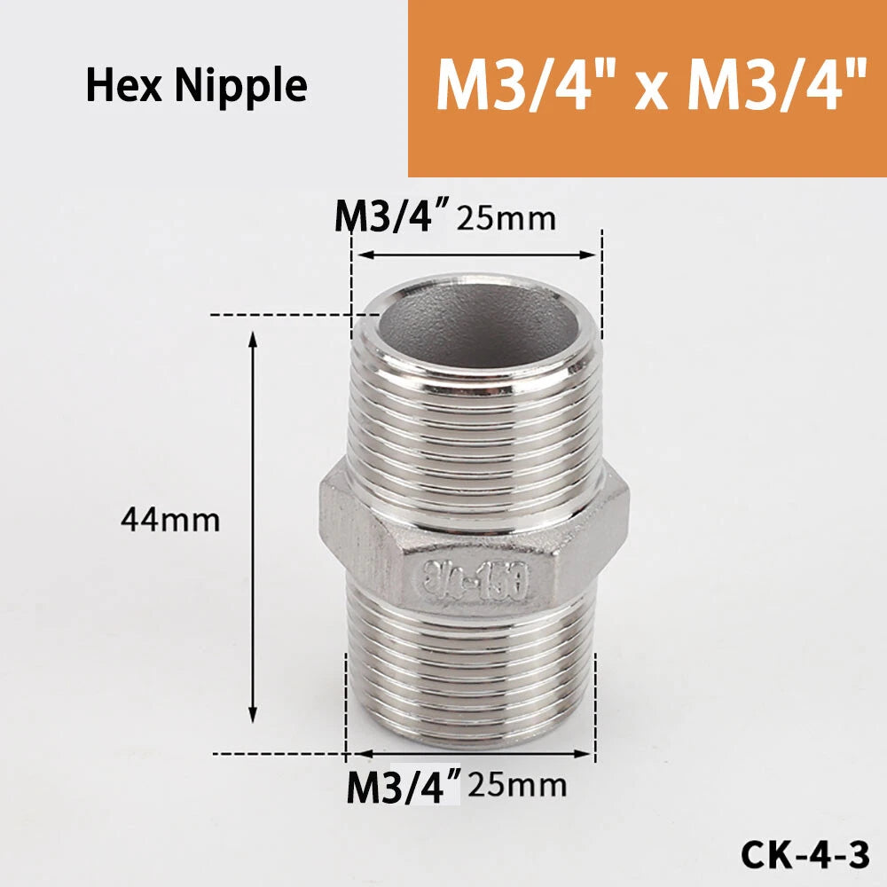 Pneumatic Push to Connect Fittings — Elbow, Tee, Straight & More | Stainless Steel Air Line