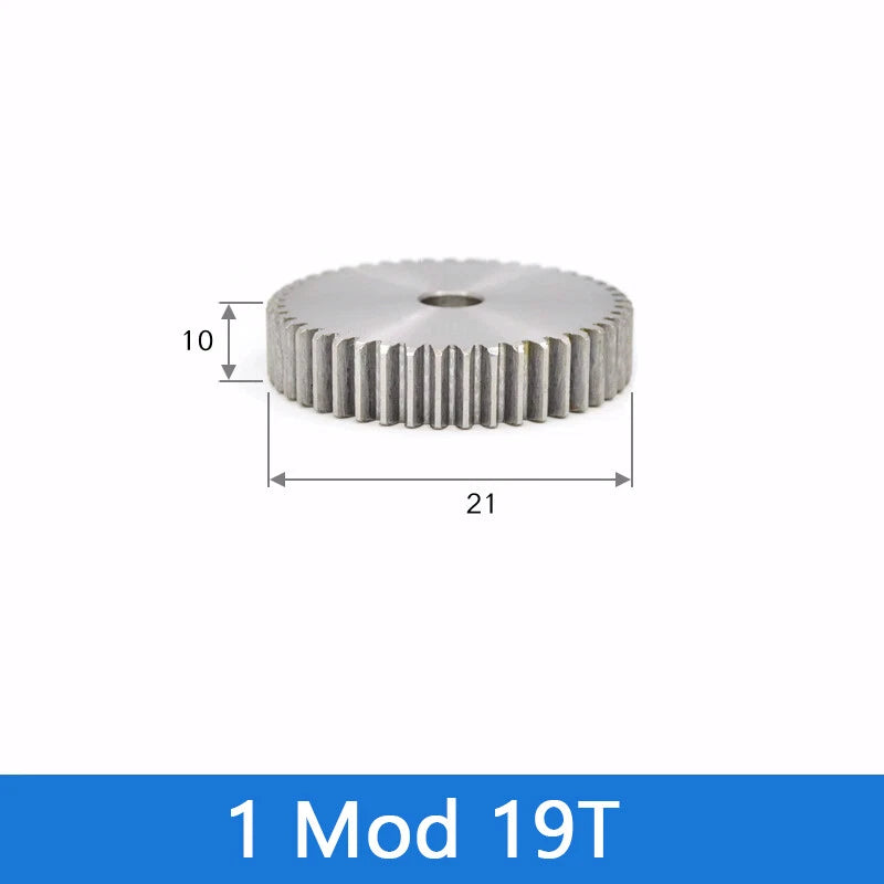 Spur Gear 45# Steel Transmission Gear 1/2 Module 12-160 Teeth Pinion Motor Gear