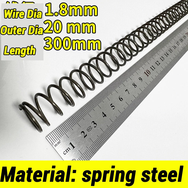 Compression Spring Various Size 2-60mm Diameter & 300mm Length Pressure Small