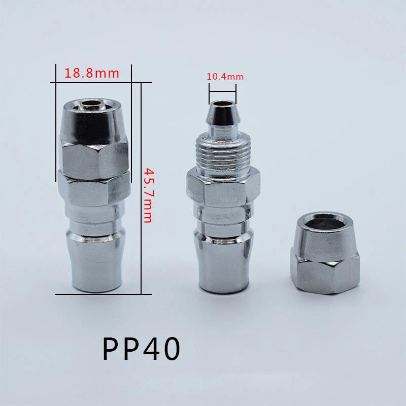 Iron Chrome Plated C-Type Quick Connector Quick Disconnect Air Hose Fitting