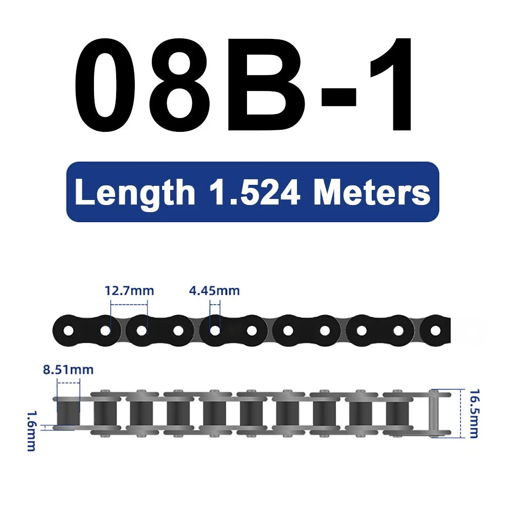 04C 05B 06B 06C 08A 08B 10A Roller Chain Quality Simplex Double Row 1.524 METRES