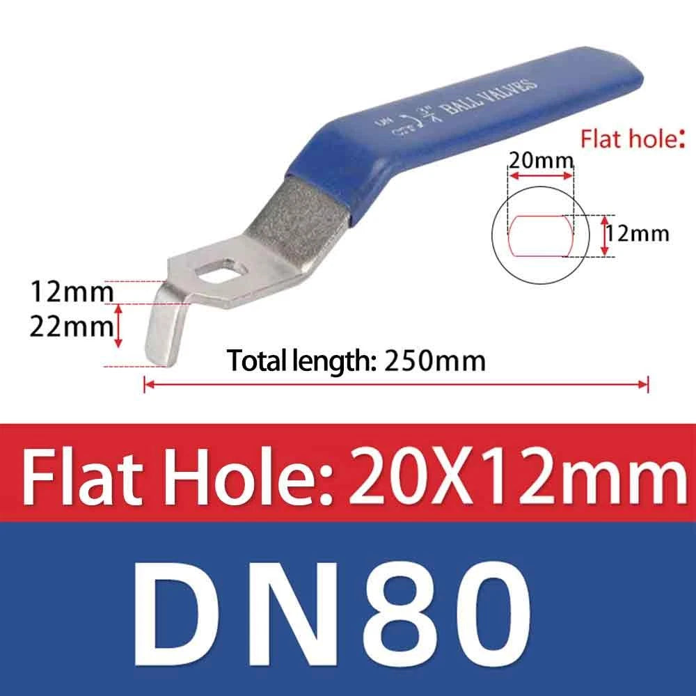 201 Stainless Steel Ball Valve Handle Accessories Water Pipe Valve Switch Wrench