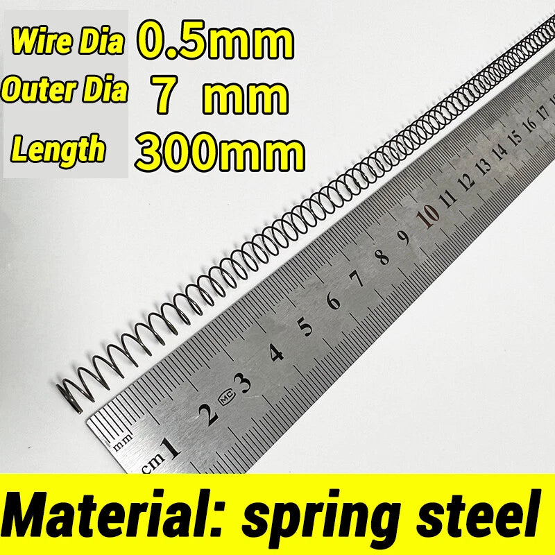 Compression Spring Various Size 2-60mm Diameter & 300mm Length Pressure Small