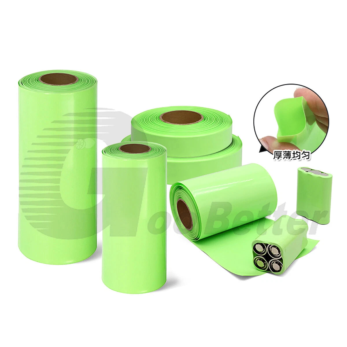 PVC Heat Shrink Tubing for RC Battery Packs — LiPo, NiMH, NiCd | 103–500mm | Multi-Color