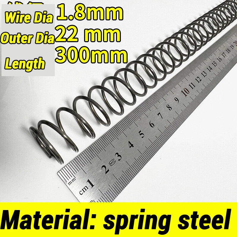 Compression Spring Various Size 2-60mm Diameter & 300mm Length Pressure Small