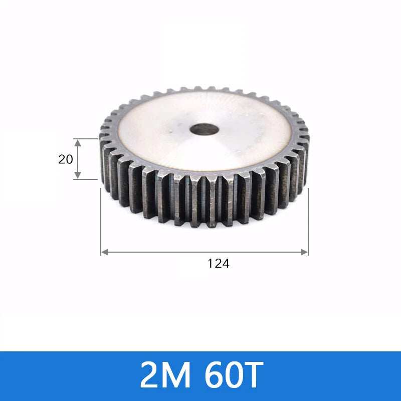 Spur Gear 45# Steel Transmission Gear 1/2 Module 12-160 Teeth Pinion Motor Gear