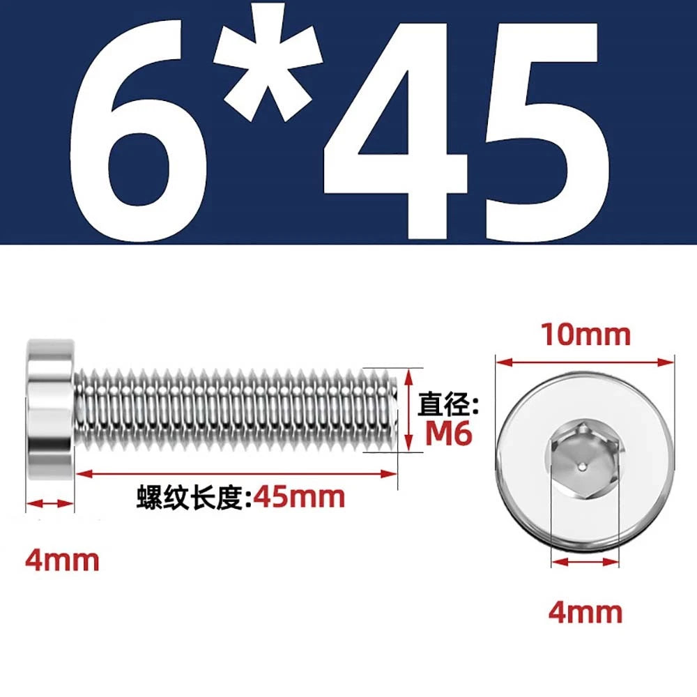 M1.4–M12 Low Head Socket Cap Screws – A2 Stainless Steel, Space‑Saving Design for Tight Clearances