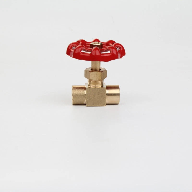 Brass Double Compression Fittings — Straight, 90° Elbow & Shut Off Valve