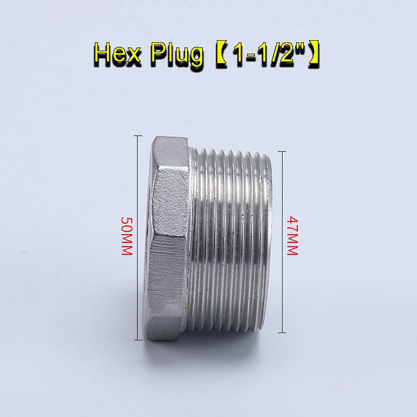 Stainless Steel BSP Pipe Fittings – Socket Plug, Hex Plug & Hex Cap 1/4" to 2"
