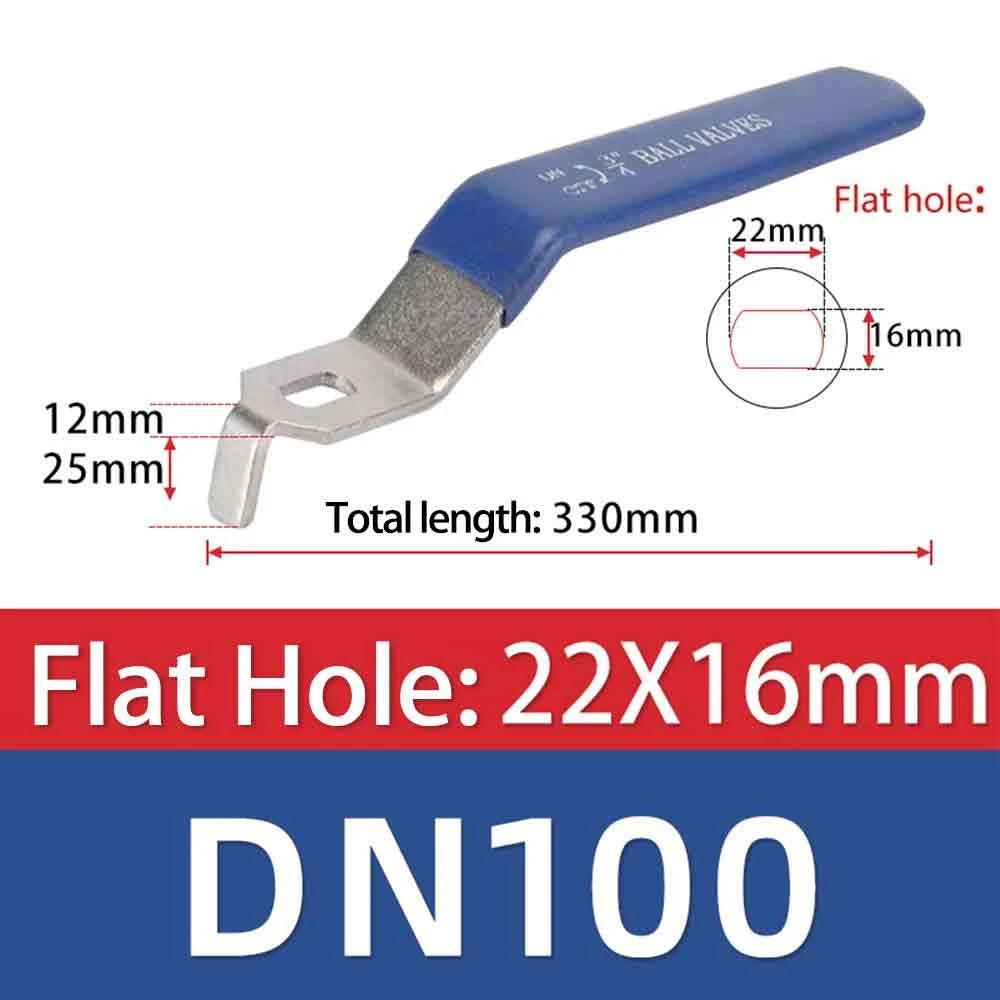 201 Stainless Steel Ball Valve Handle Accessories Water Pipe Valve Switch Wrench