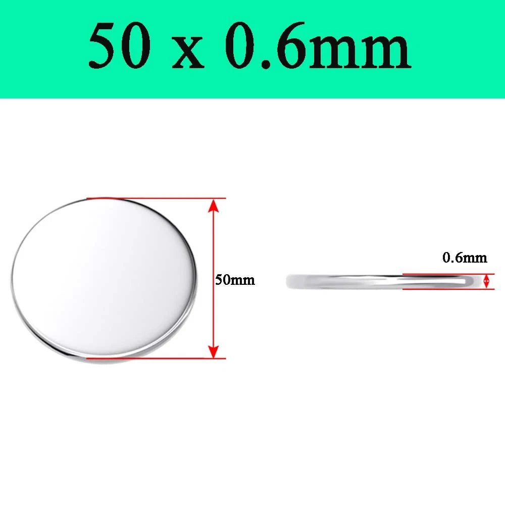 Round Precision Laser Cutting A2 Stainless Steel Blanks Discs Metal Sheet Custom