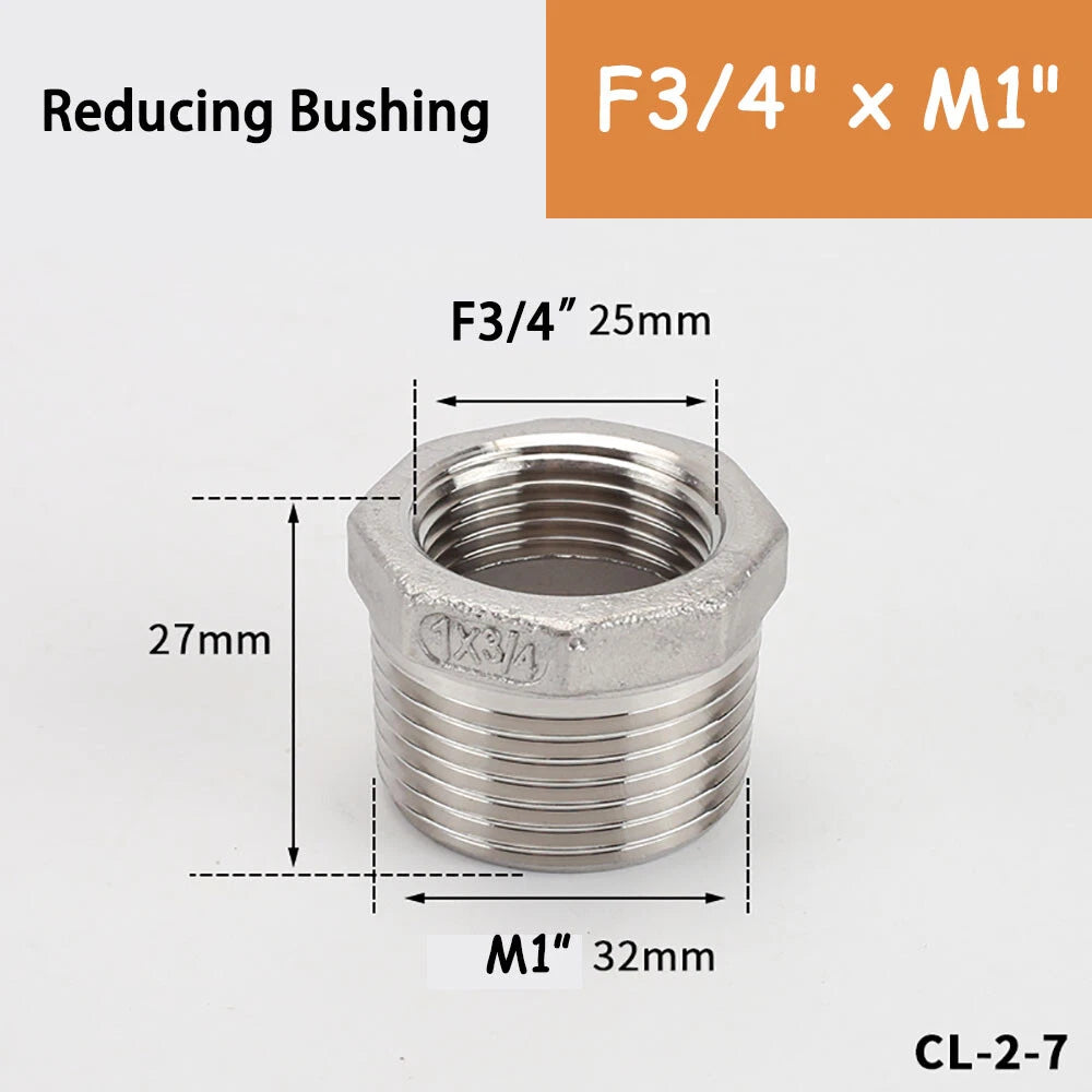 Pneumatic Push to Connect Fittings — Elbow, Tee, Straight & More | Stainless Steel Air Line