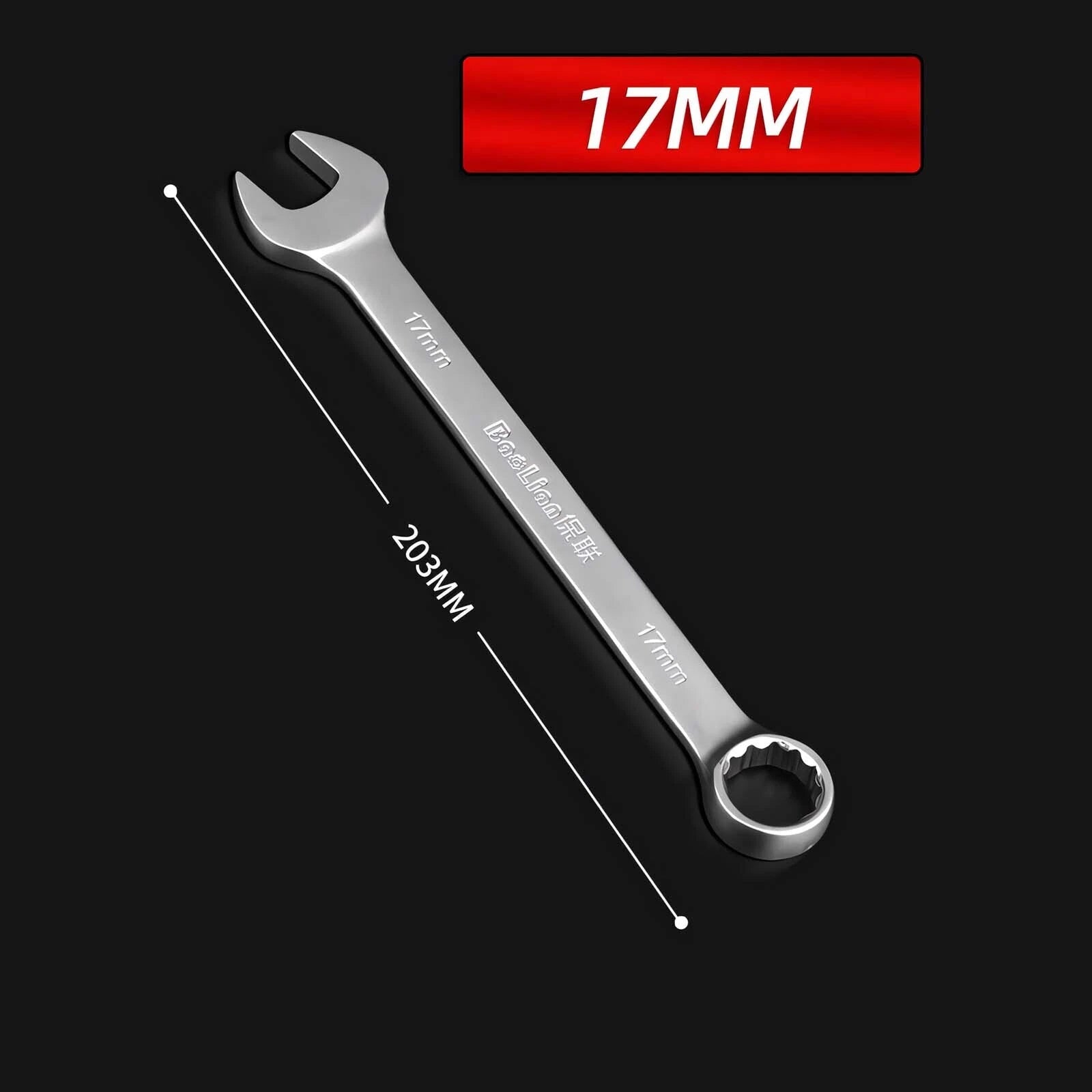 Matt Combination Wrench Set Ignition Spanner Steel Tools Metric SAE 6MM-50MM