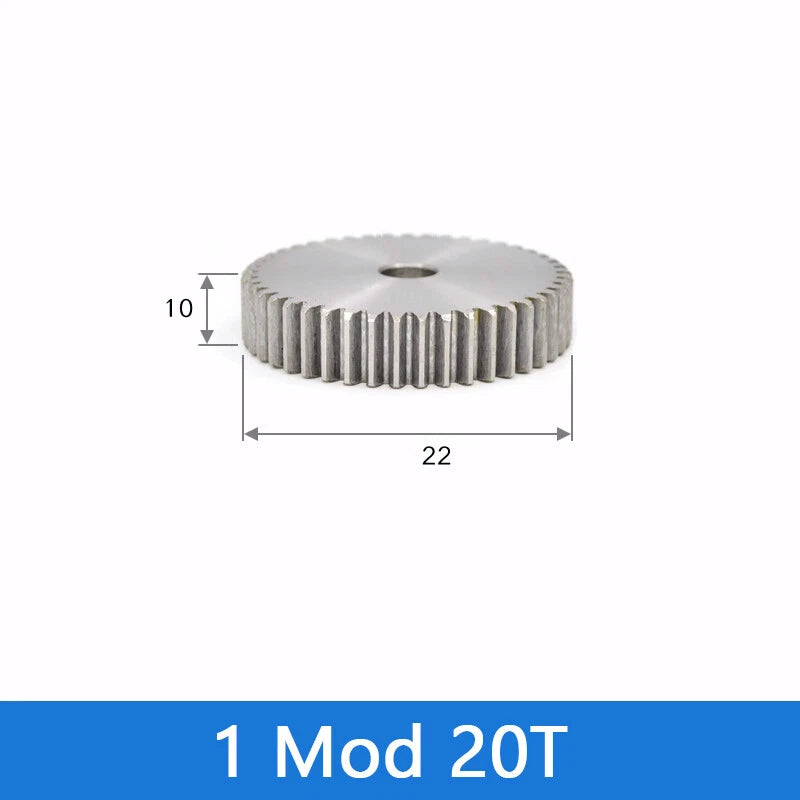 Spur Gear 45# Steel Transmission Gear 1/2 Module 12-160 Teeth Pinion Motor Gear