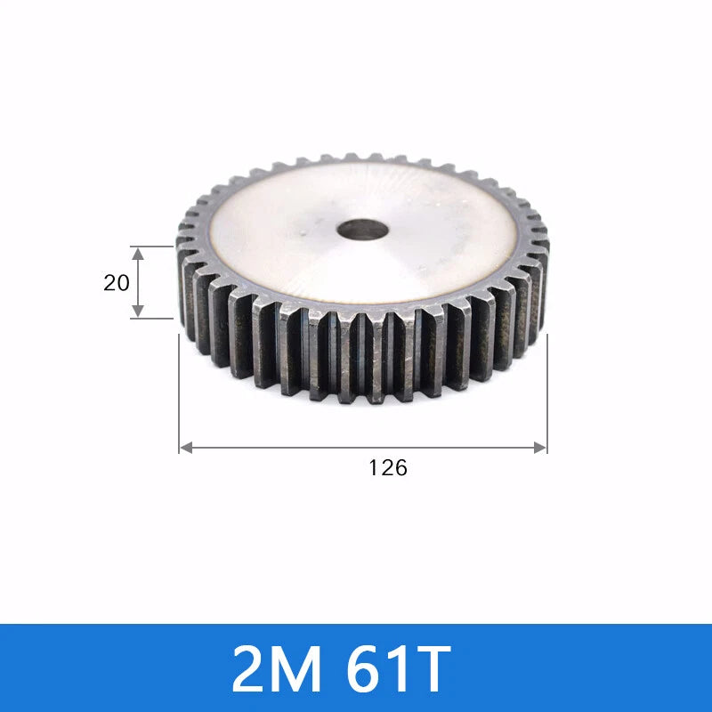 Spur Gear 45# Steel Transmission Gear 1/2 Module 12-160 Teeth Pinion Motor Gear