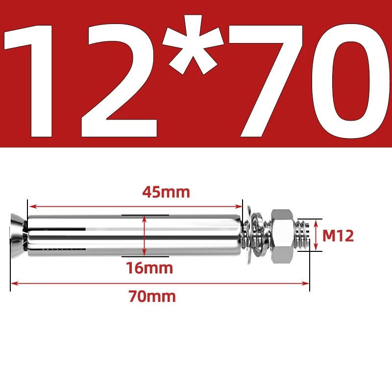 M6-M20 Stainless Steel Concrete Expansion Anchor Bolts – Extra Long
