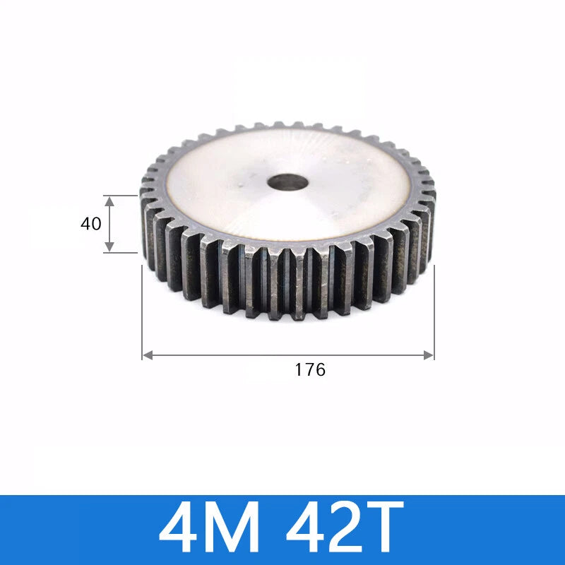 Spur Gears Pinion Gear 1.5/2.5/3/4/5 Mod Transmission Gears 45# Steel Flat Gears