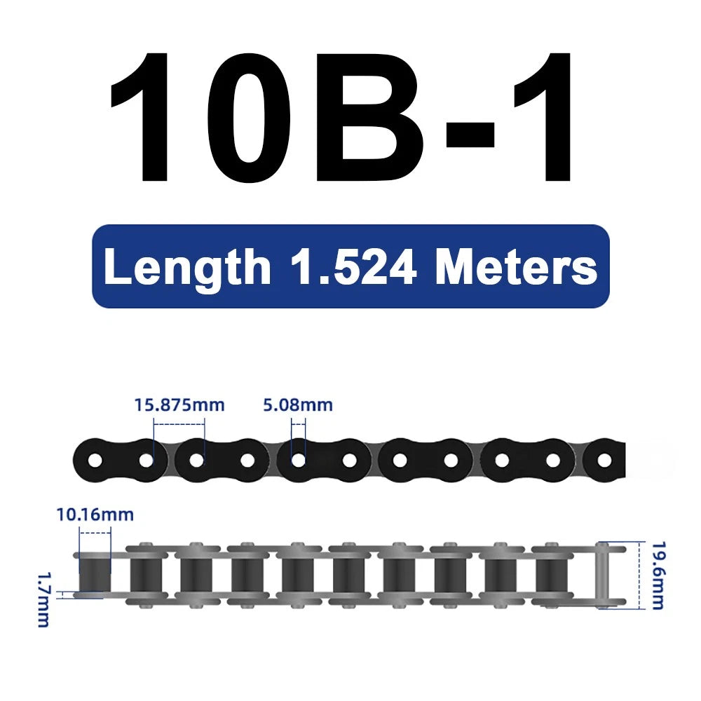 04C 05B 06B 06C 08A 08B 10A Roller Chain Quality Simplex Double Row 1.524 METRES