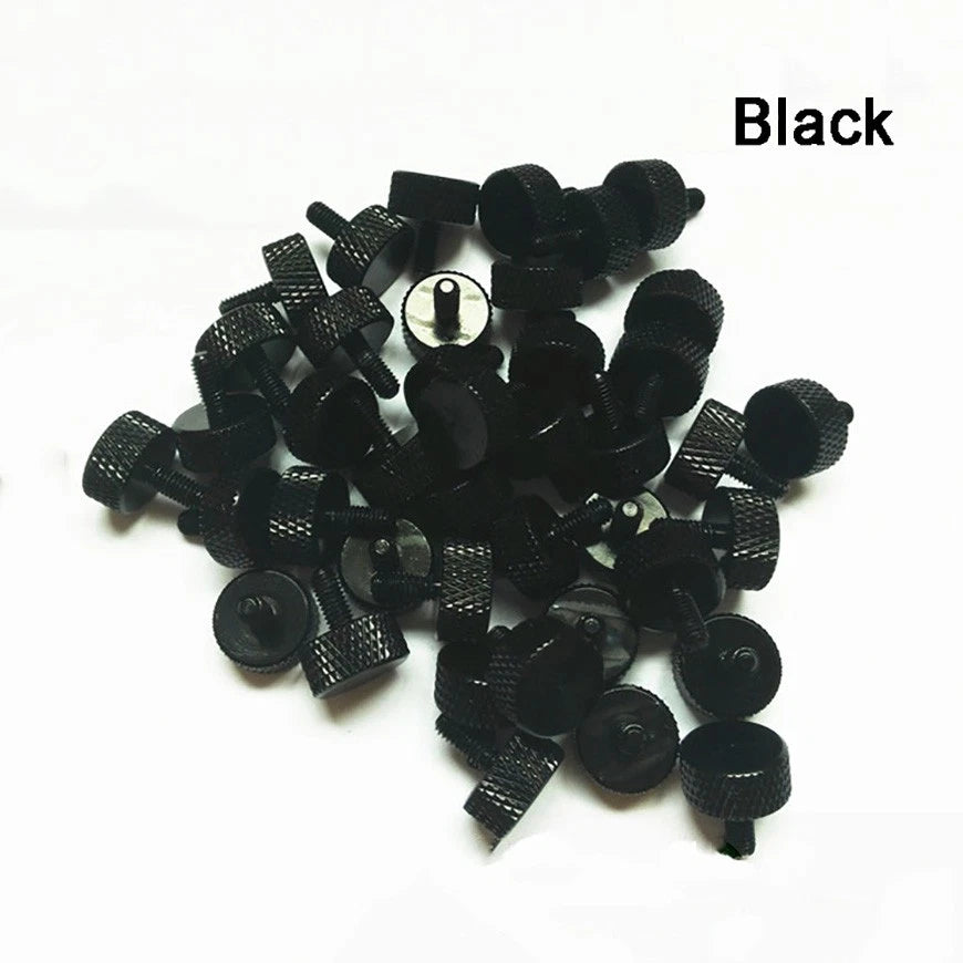 M3*5/6/8/12/20/25/35/40/50mm Aluminum Alloy Bolts Knurled Flat Head Thumb Screws