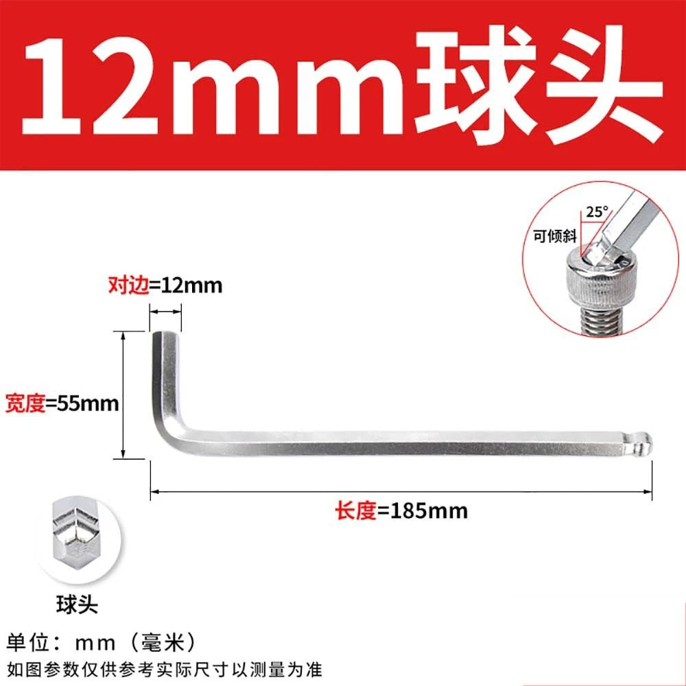 Hex Keys 1.5-2.2mm Allen Keys Ball/Flat End Hex Key Hex Wrenches Alloy Steel