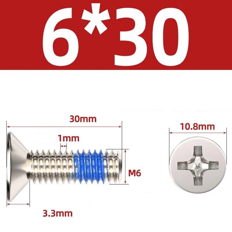 M1.2–M6 Phillips Flat Head Machine Screws | Carbon Steel | Black & Nickel Plated - HomeDIYer