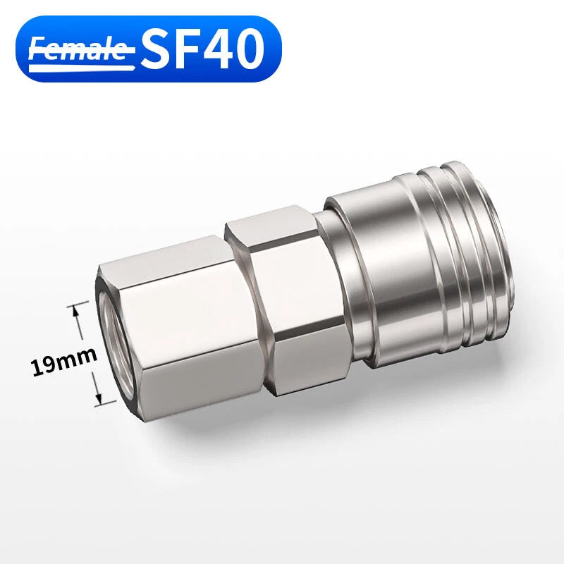 Air Compressor Quick Release Coupler — Plastic & Steel, All Models (1/4" to 1/2")