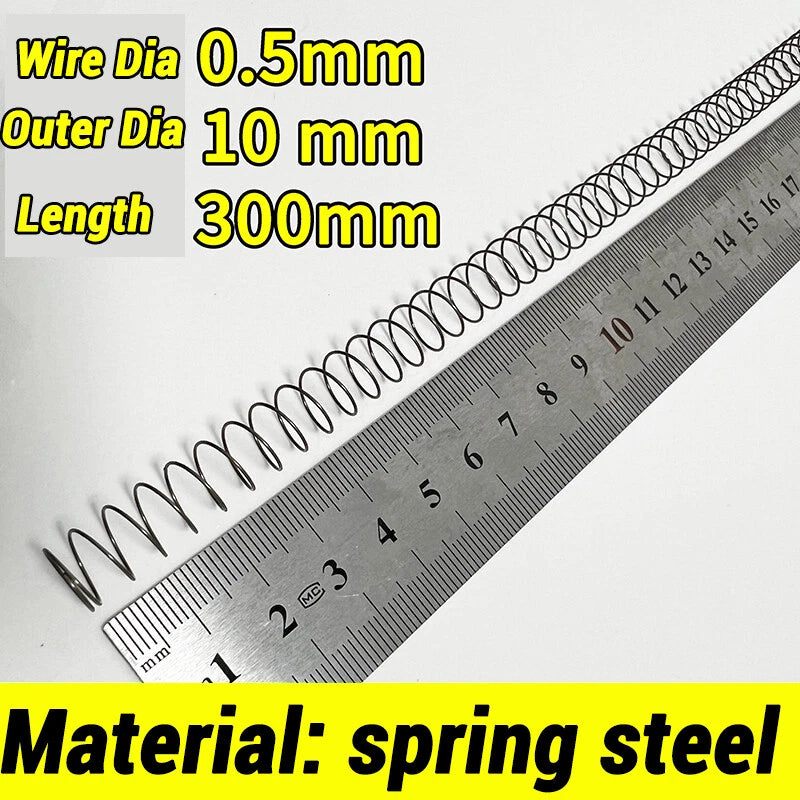 Compression Spring Various Size 2-60mm Diameter & 300mm Length Pressure Small