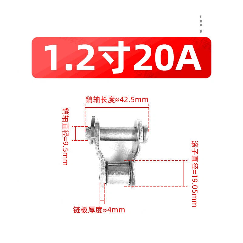 A2 Stainless Steel Roller Chain Link Fast Post Fully& Half Chain Connected Joint