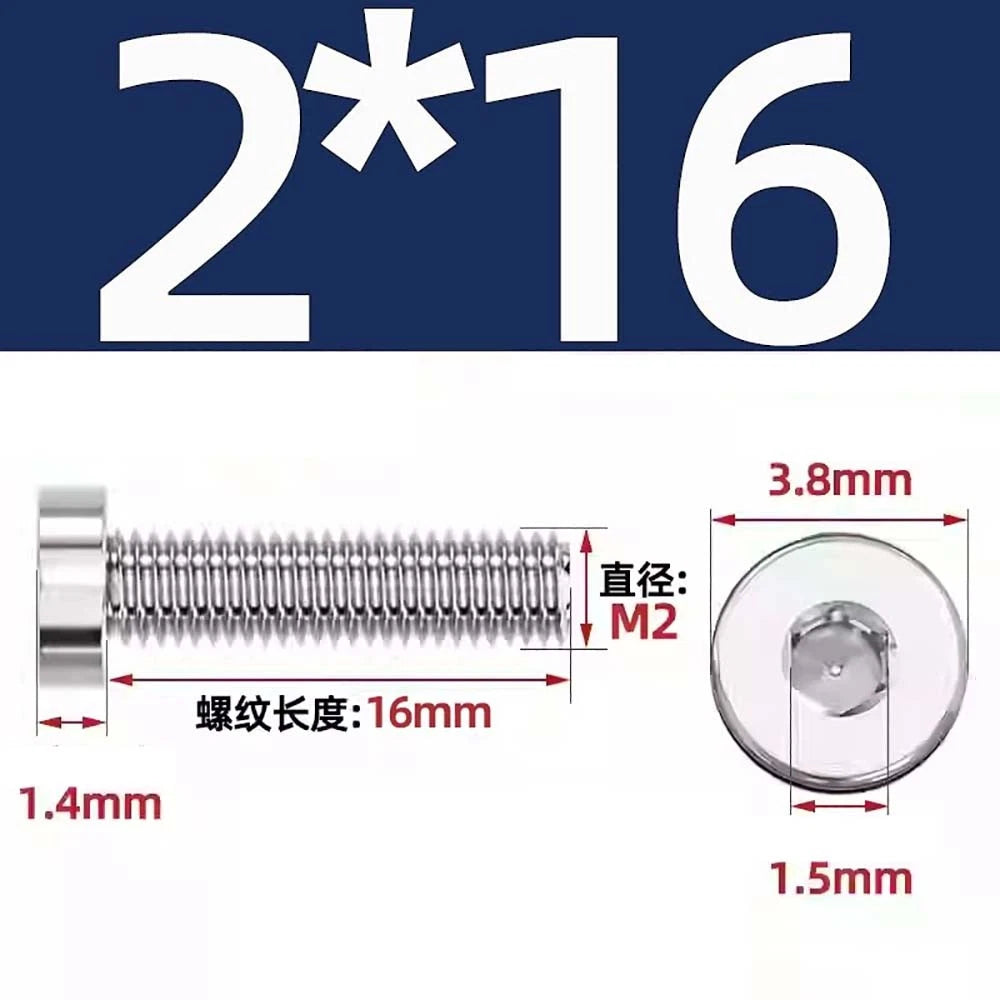 M1.4–M12 Low Head Socket Cap Screws – A2 Stainless Steel, Space‑Saving Design for Tight Clearances