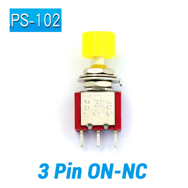 Mini Toggle Switch ON-ON ON-OFF-ON ON-NC Solder Lug 3 6 9 12 Pin | Self-Locking & Momentary